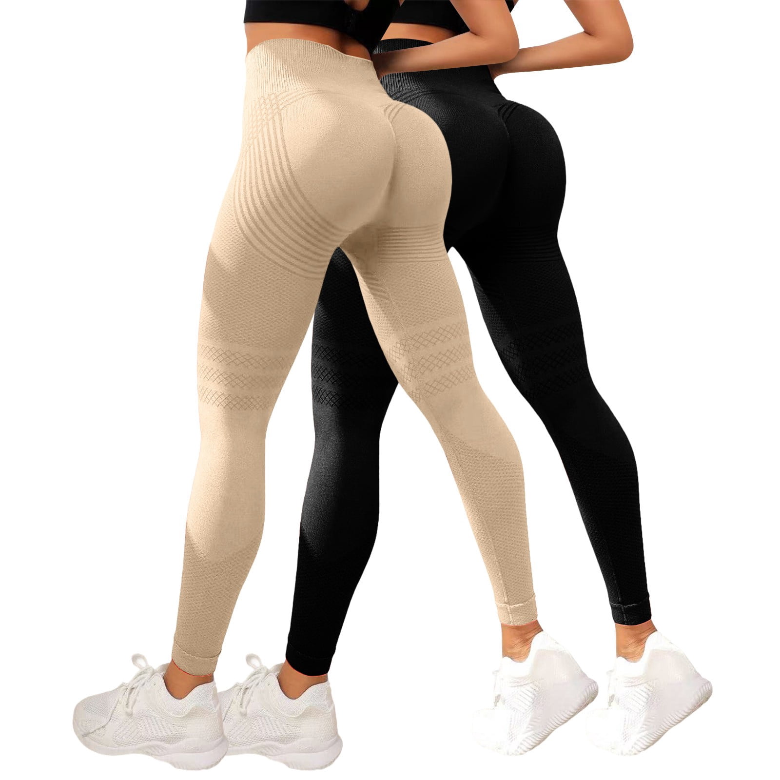 Celsior Compression Leggings 3D High Waisted Leggings Sculpting Yoga ...