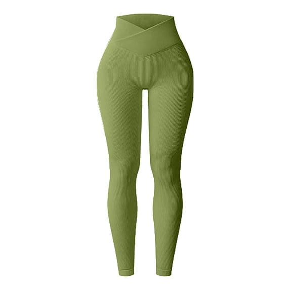 Celsior Compression Leggings 3D Scrunch Butt Compression Legging Tummy Control Compression Pants 3D Gym Leggings for Women High Waisted Leggings Workout Yoga Pants Anti Cellulite Leggings Green S