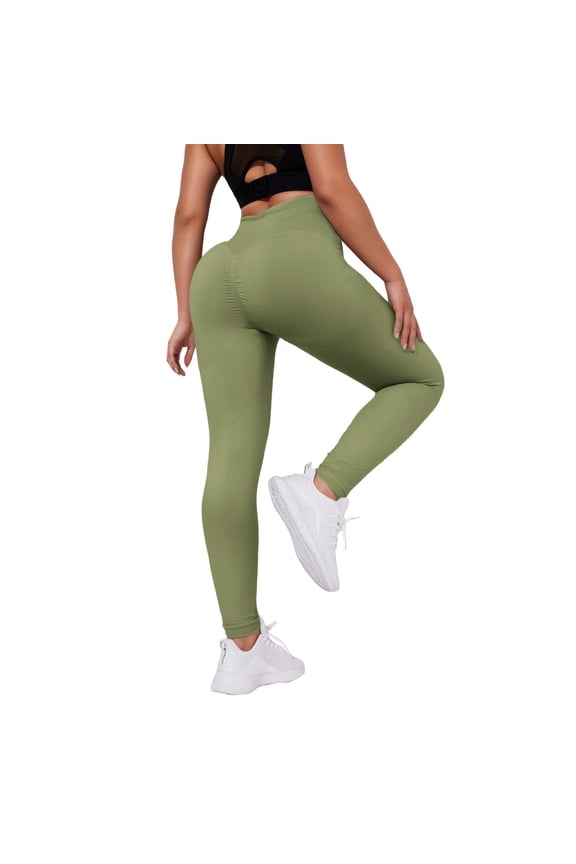 Celsior Compression Leggings Anti Cellulite Full Length Buttery Soft Resistance Band Sculpting Yoga Fitness Pants Fitness Sport Pants Anti Cellulite Leggings Lightweight Slim Fit Pants Green S