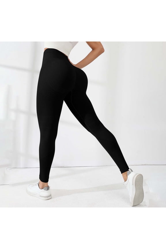 Celsior Compression Leggings Booty Butt Lifting Leggings Workout Yoga Pants High Waisted Leggings 3D Anti Cellulite Leggings for Women Anti Cellulite Leggings Lightweight Slim Fit Pants L