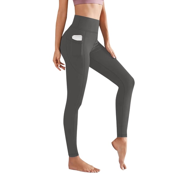 Celsior Compression Leggings with Pockets Anti Cellulite Leggings Workout Yoga Pants No Curling Lift Pants Sculpting Yoga Fitness Pants Slim Move Cellulite Leggings Fitness Sport Pants Grey M