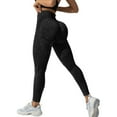 thumbnail image 1 of Celsior Compression Leggings for Women Anti Cellulite Leggings Scrunch Butt Lifting Leggings Resistance Band Scrunch Butt Compression Legging Butt Lift Booty Workout Tights Skin-Friendly Black M, 1 of 5