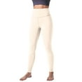 thumbnail image 1 of Celsior Compression Leggings for Women Tummy Control Compression Pants Anti Cellulite Leggings No Front Seam Skin-Friendly Scrunch Butt Lifting Leggings Resistance Band Leggings Breathable Beige L, 1 of 6