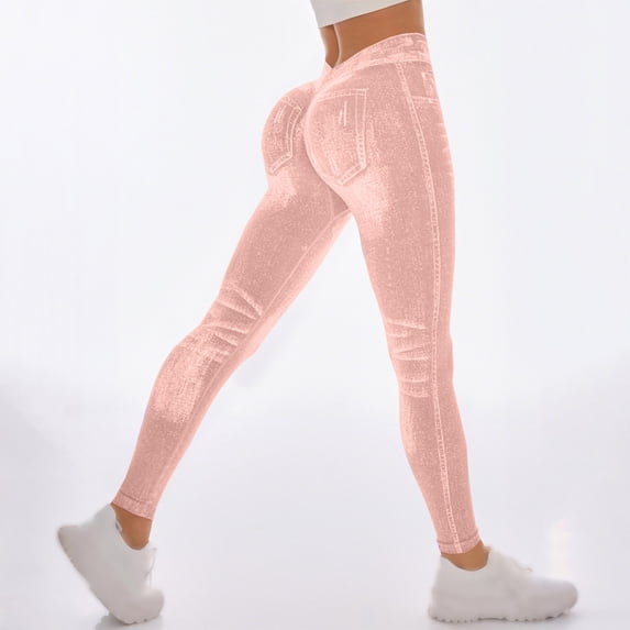 Celsior Compression Leggings for Women Tummy Shaping Pants Slim Move Cellulite Leggings Fitness Sport Pants Push Up Yoga Pants Breathable 3D Gym Leggings for Women No Curling Lift Pants Light Pink L