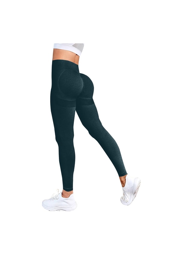 Celsior Compression Leggings Workout Yoga Pants Smile Contour Activewear Tights Butt Lift Booty Workout Tights Pants for Workout Running Athletic Lightweight Slim Fit Pants Skin-Friendly JN L