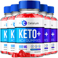 thumbnail image 1 of Celsium Keto ACV Gummies Apple Cider Vinegar Vitamin B12 Supplement 5 Pack, 1 of 4