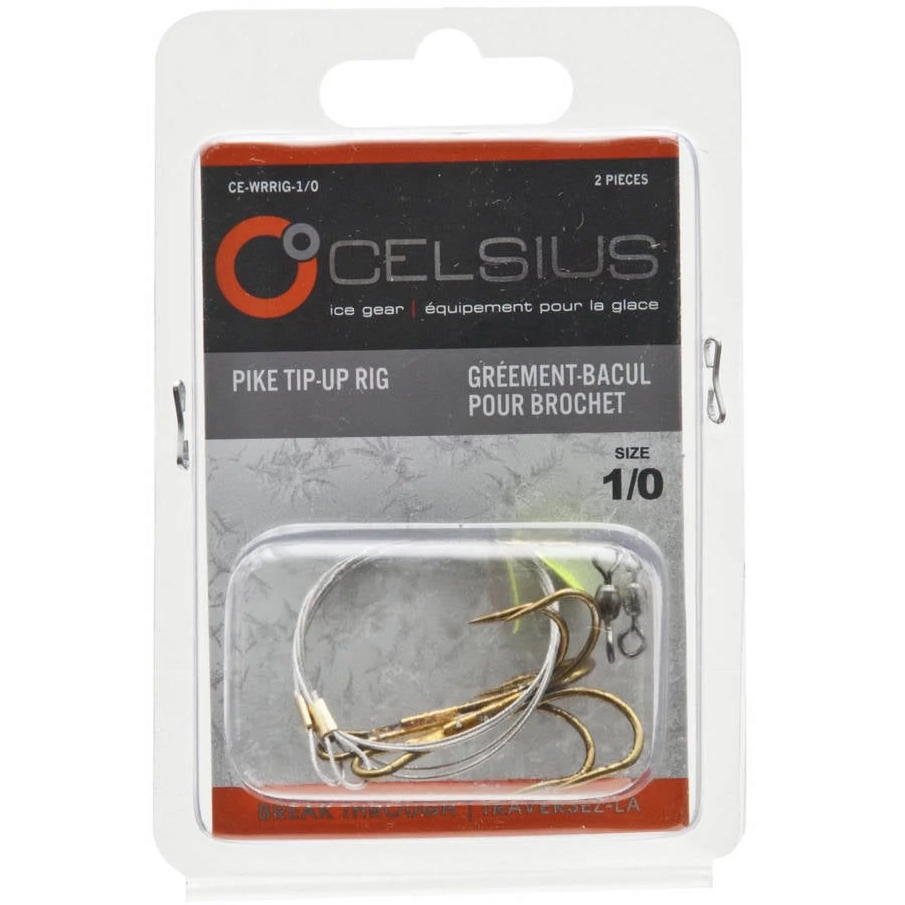 Muskie Rig Celsius CE-WRRIG-2 2 Wire Pike/Muskie Rig, Test Wire Leader - Walmart.com