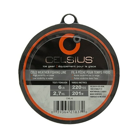 Celsius Cold Weather Monofilament Line, 220yds