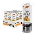 Celsius Energy Drink NonCarbonated Peach Mango Green Tea 12 fl oz 12