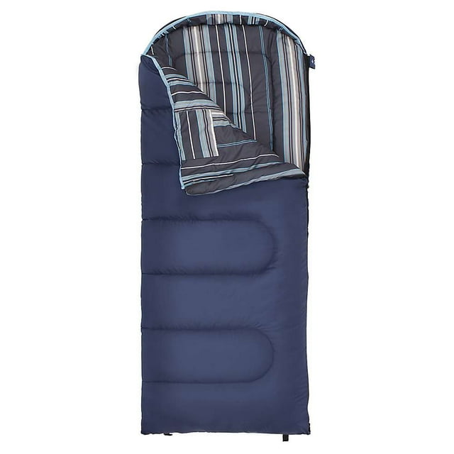 Celsius? Jr -7C/+20F Sleeping Bag (Blue w/ stripe liner) left zip