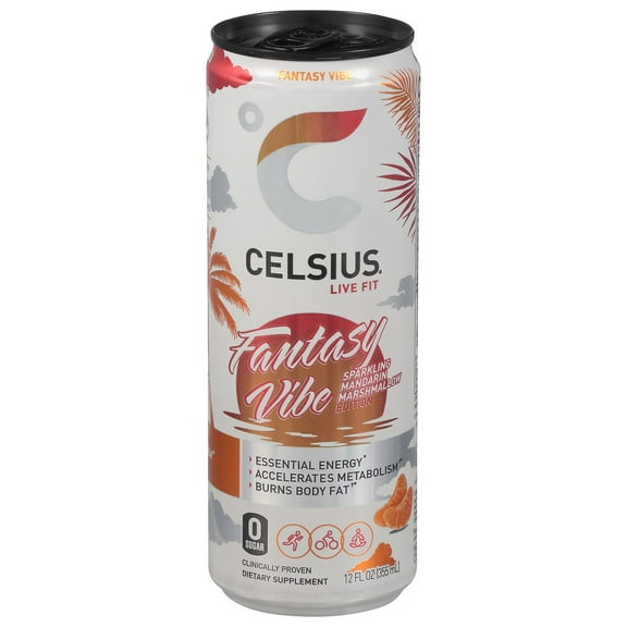 Celsius Sparkling Zero Sugar Energy Drink - Fantasy Vibe - 12 oz