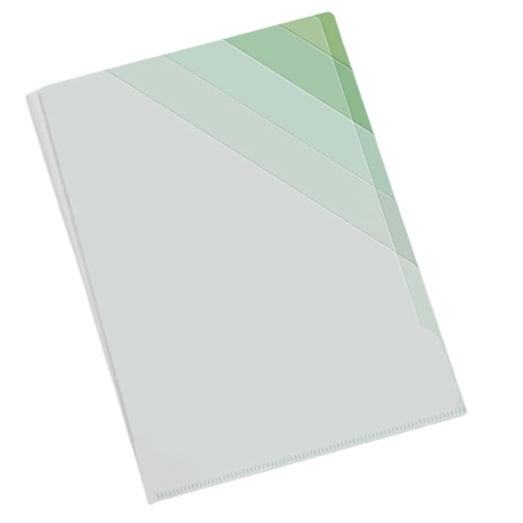 Celsvanis 6 Pocket File Folder Gradient Transparent Document Organizer for Office Business Document Storage A4 Size 12"x9" Green