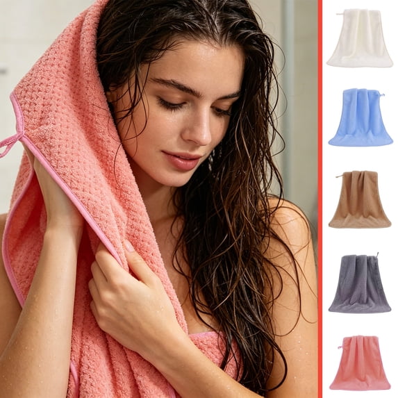 Celsvanis Bath Towel Soft Highly Absorbent Quick Dry Household Bathroom Shower Towel Plush Comfortable for Home Hotel Spa Gym Daily Use, Blue