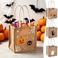 thumbnail image 1 of Celsvanis Halloween Trick or Treat Bag Reusable Candy Tote, Cute Printed Gift Bag for Halloween Night Candy Collectio Party Favors Storage, 1 of 6