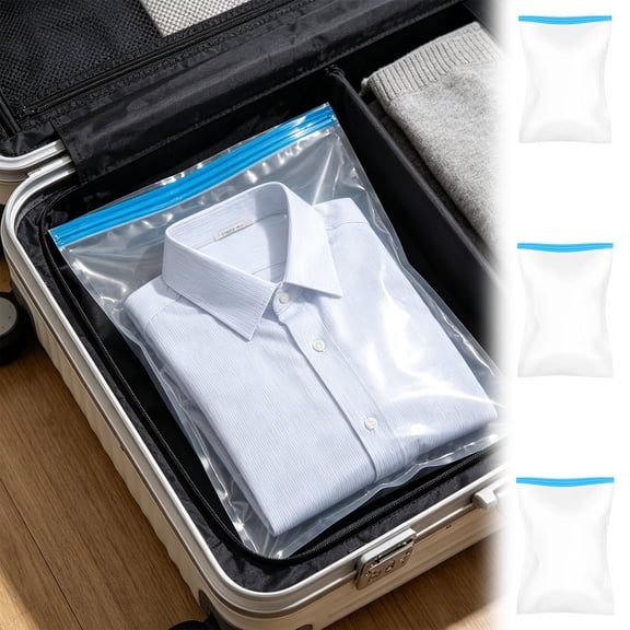 Celsvanis Hanging Vacuum Storage Bag Anti-Mold Dust Proof Compression Organizer, Airtight Vertical Rod Hanging for Down Jackets Winter Coats Clothes Storage
