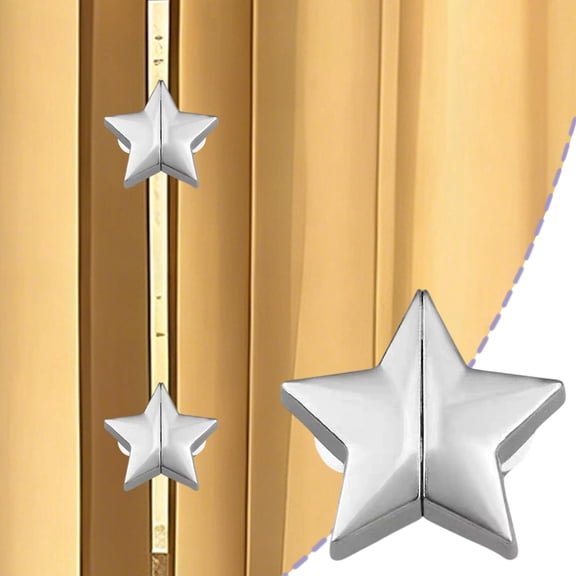 Celsvanis Magnetic Curtain Closure Clips, Light Blocking Stopper Fasteners, Magnetic Sealing Accessory For Door Curtain Blackout Window Drape Household Decor 1.2"