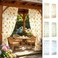 thumbnail image 1 of Celsvanis Sheer Voile Curtains, Sunflower Printed Mosquit Resistant Drapes, Light Filtering Panels For Living Room Bedroom Outdoor Patio Porch Decoration 39"x79", 1 of 6