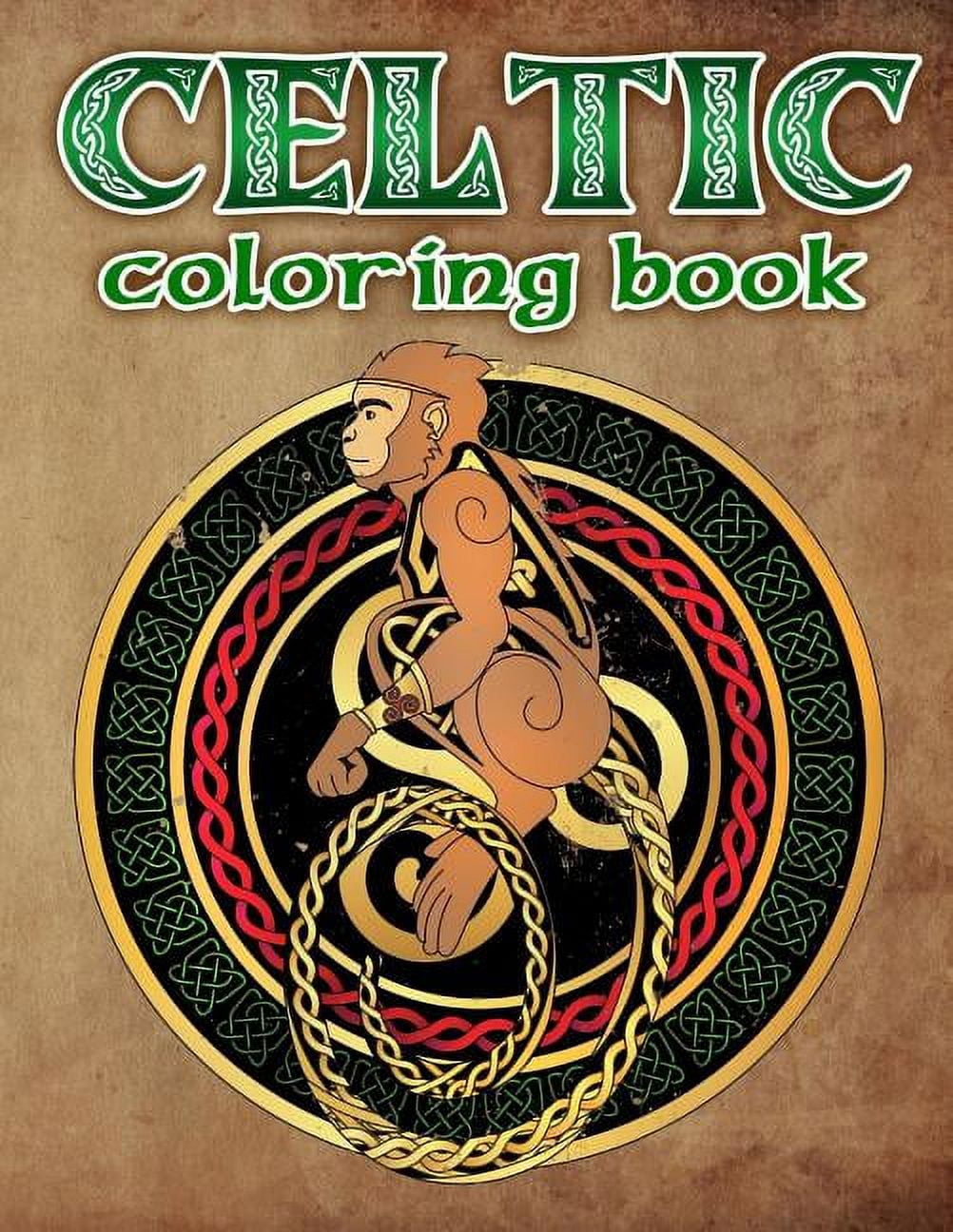 Celtic Art Books: Celtic Coloring Book: Spiritual Celtic Designs and ...