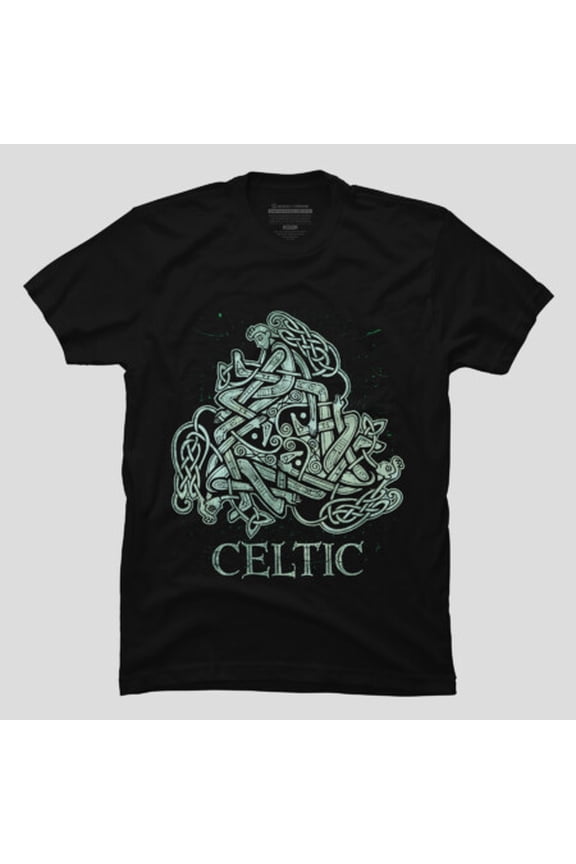 Celtic Brothers Irish Knotwork Sibling Graphic T-shirt M2982015, Up to Size 5XL