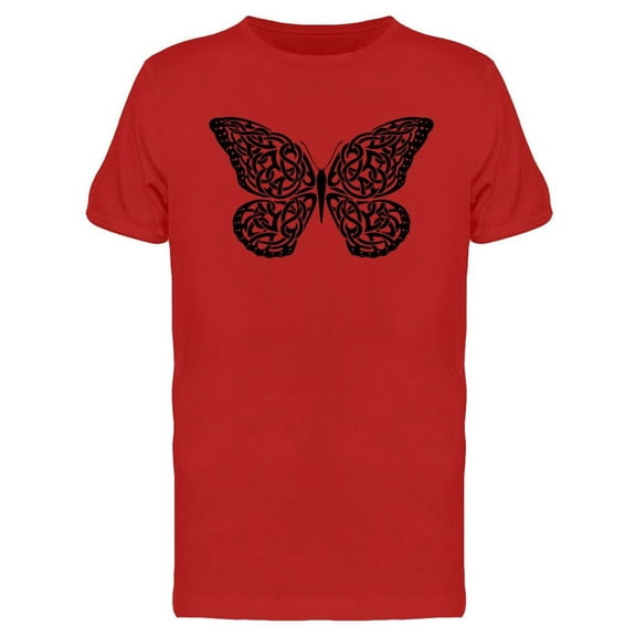 Celtic Butterfly Design T-Shirt Men -Image by Shutterstock, Male Small