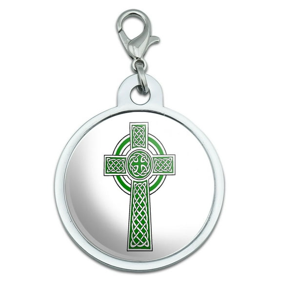 Celtic Christian Cross - Irish Ireland Scotland Large Metal ID Pet Dog Tag