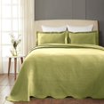 thumbnail image 1 of Celtic Circles 100% Cotton Jacquard MatelassÃÂ© Scalloped Bedspread Set Sweet Pea / Twin, 1 of 1