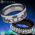 thumbnail image 1 of Celtic Claddagh Tungsten Carbide Ring, 1 of 9