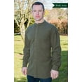 thumbnail image 1 of Celtic Clothing Men's Irish Grandfather Shirt, Button up – Army Green, Large, 1 of 3