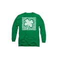 thumbnail image 1 of Celtic Clover Shamrock Irish Scottish Symbol Adult L-Sleeve T-Shirt, 1 of 1