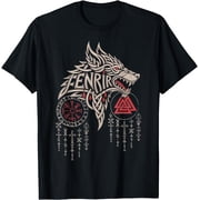 Celtic Compass   Norse Valknut Wolf Viking Vegvisir T-Shirt