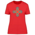 thumbnail image 1 of Celtic Cross Colors T-Shirt Women -Image by Shutterstock, Female Medium, 1 of 2