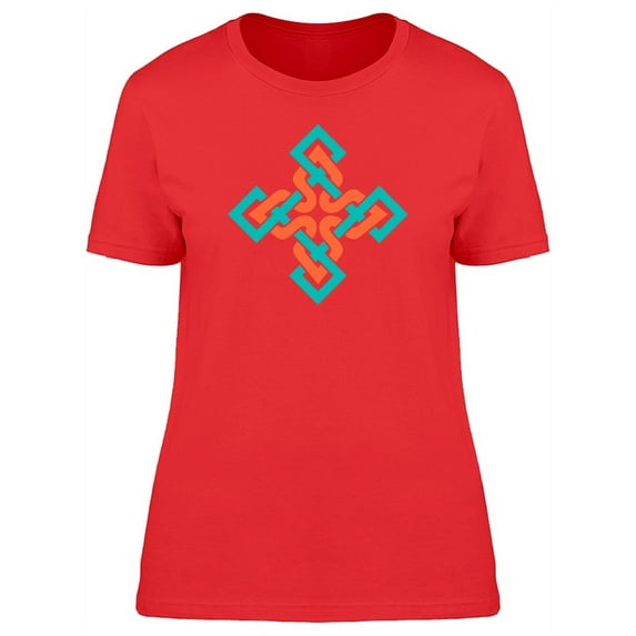 Celtic Cross Colors T-Shirt Women -Image by Shutterstock, Female x-Large