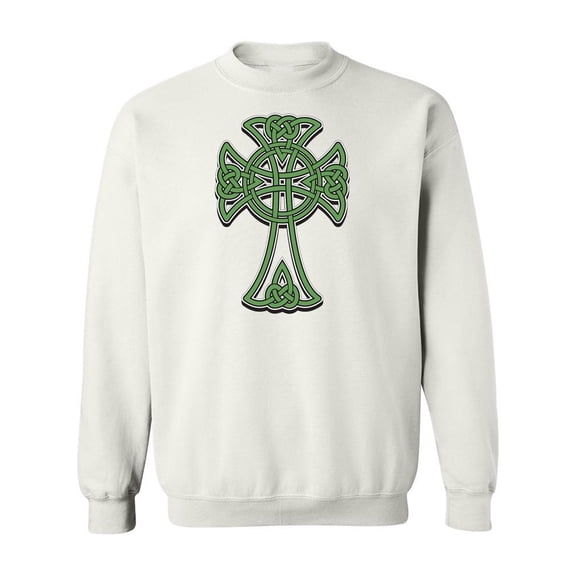 Celtic Cross Design. Sweatshirt Men -Image by Shutterstock, Male 3X-Large