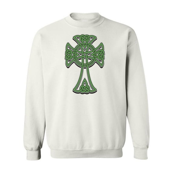 Celtic Cross Design. Sweatshirt Men -Image by Shutterstock, Male Large