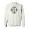 thumbnail image 1 of Celtic Cross Drawing Sweatshirt Men -Image by Shutterstock, Male Medium, 1 of 4