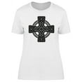 thumbnail image 1 of Celtic Cross Goth Art T-Shirt Women -Image by Shutterstock, Female XX-Large, 1 of 2