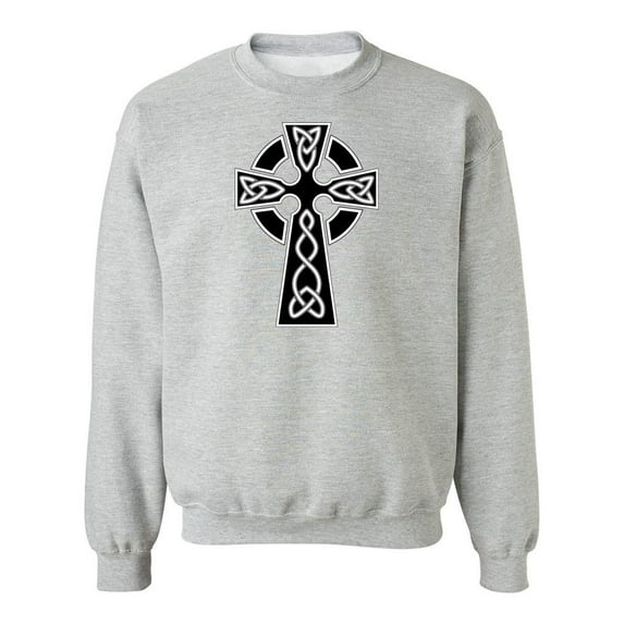 Celtic Cross Impression Sweatshirt Men -Image by Shutterstock, Male Large