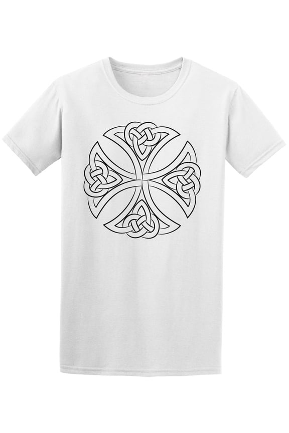 Celtic Cross Knot Graphic Men's Tee - Image by Shutterstock