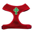 thumbnail image 1 of Celtic Cross Screen Print Soft Mesh Harness Red Medium, 1 of 1