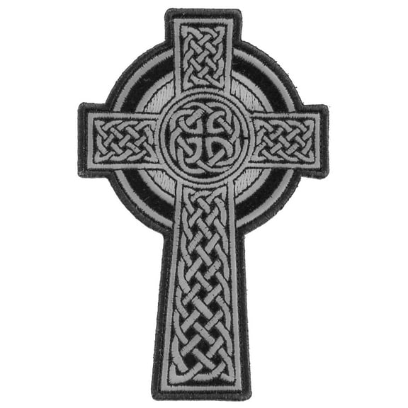 Celtic Cross Small Christian Patch