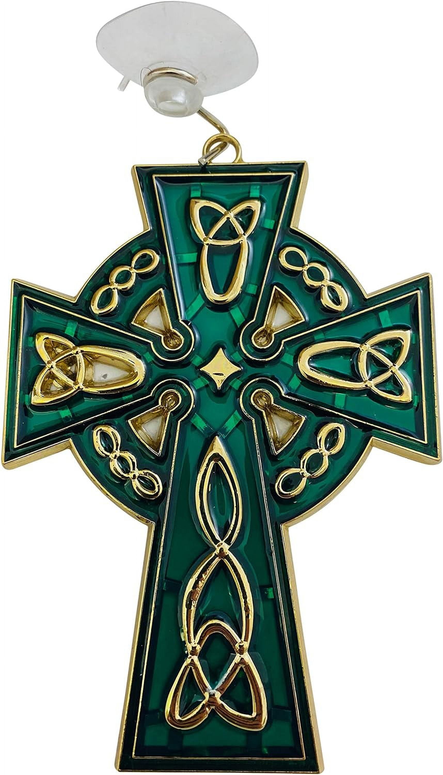 Celtic Cross Suncatcher Irish Sun Catcher Window Decoration With