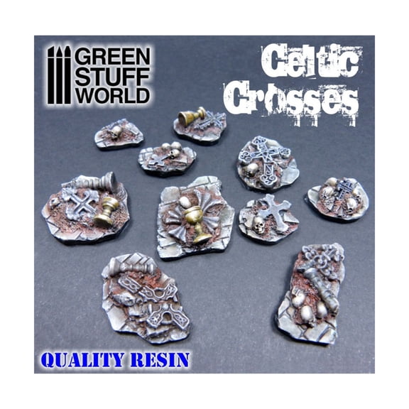 Green Stuff World Celtic Crosses New