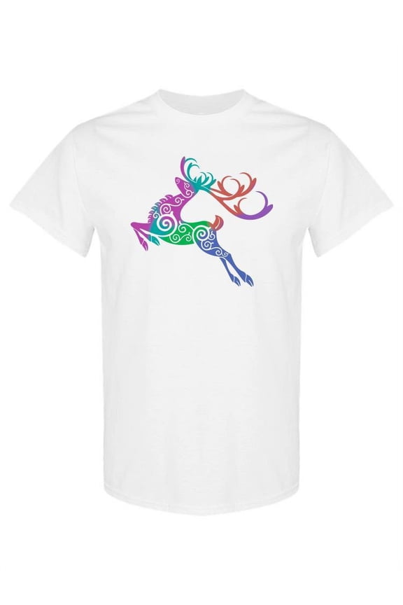 Celtic Deer Stag T-Shirt Women -SPIdeals Designs, Female Medium