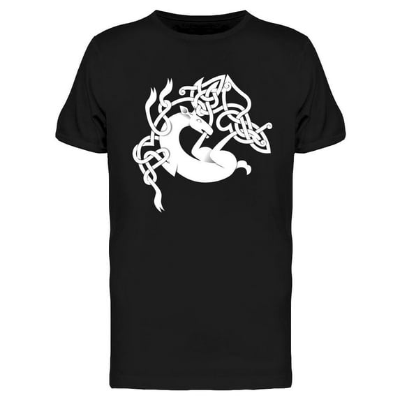 Celtic Deer With Ornamental T-Shirt Men -Image by Shutterstock, Male 3X-Large