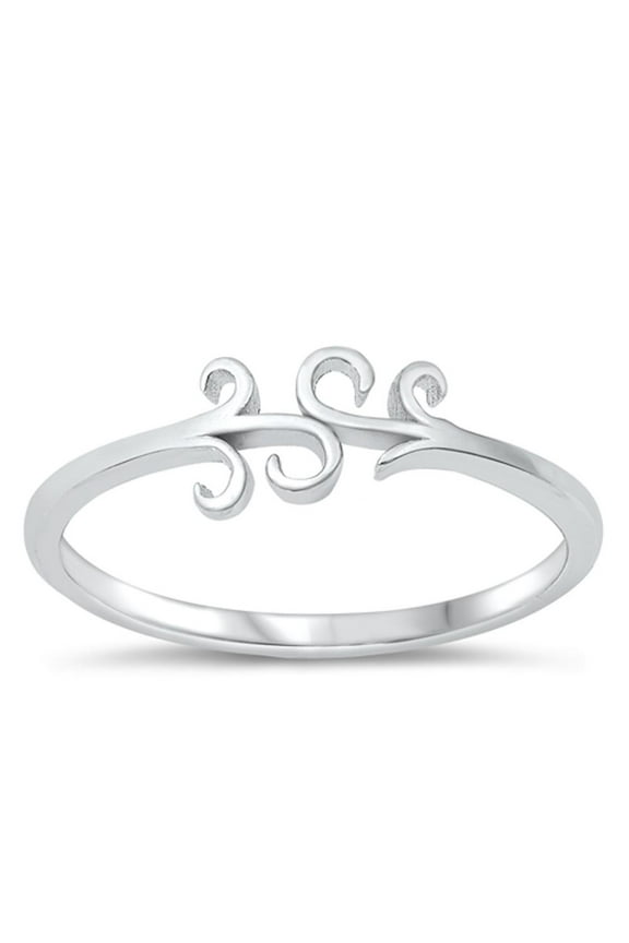 Celtic Design Ring .925 Sterling Silver Band Jewelry Female Male Unisex Size 7