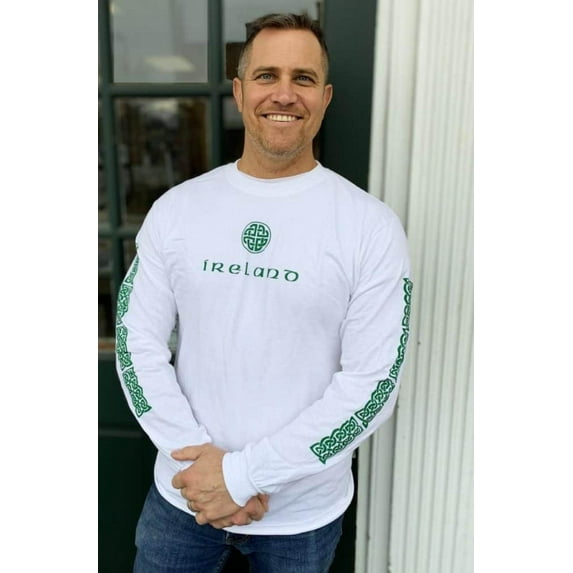 Celtic Design Shirt, White, XX-Large