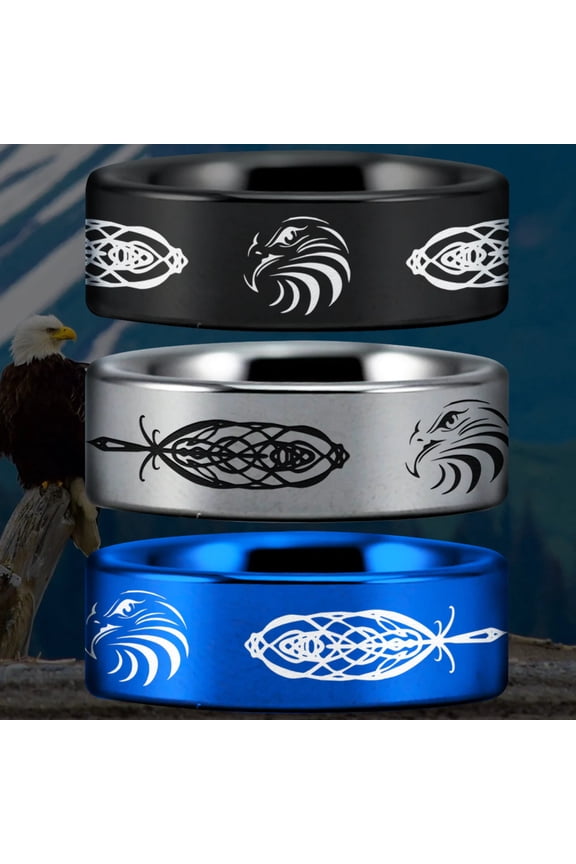 Celtic Eagle Tungsten Carbide Ring