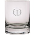 thumbnail image 1 of Celtic Etched Monogram 11oz StolzleNew York Crystal Rocks Glass Letter W, 1 of 1