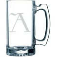 thumbnail image 1 of Celtic Etched Monogram 25oz Libbey Sports Beer Mug Letter A, 1 of 1