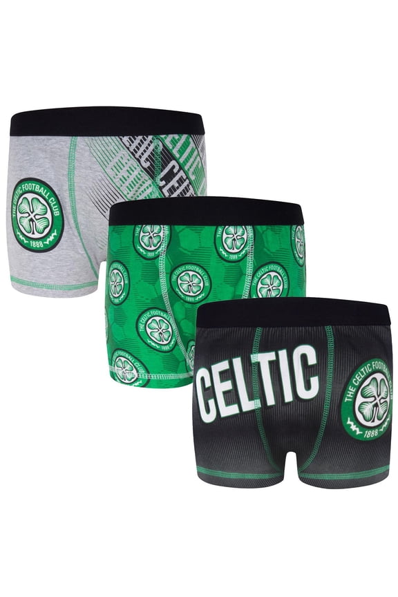 Boys Crest Boxer Shorts (Pack of 3)